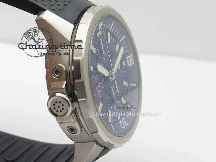 MIROTIME 0201 Aquatimer Chrono IW376803 V6F 1:1 Best Edition Blue Dial On Rubber Strap A WellDesigned 7282